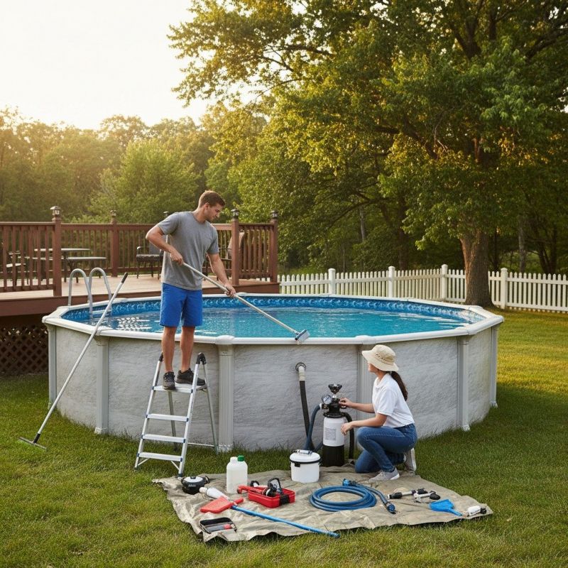 Above Ground Pool Leveling