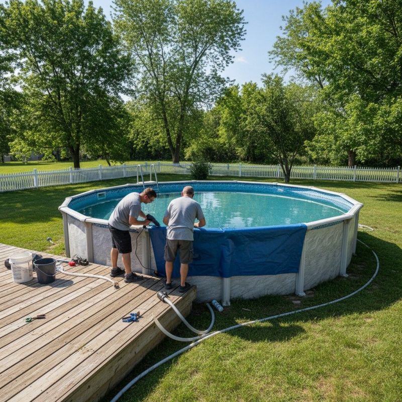 Above Ground Pool Leveling
